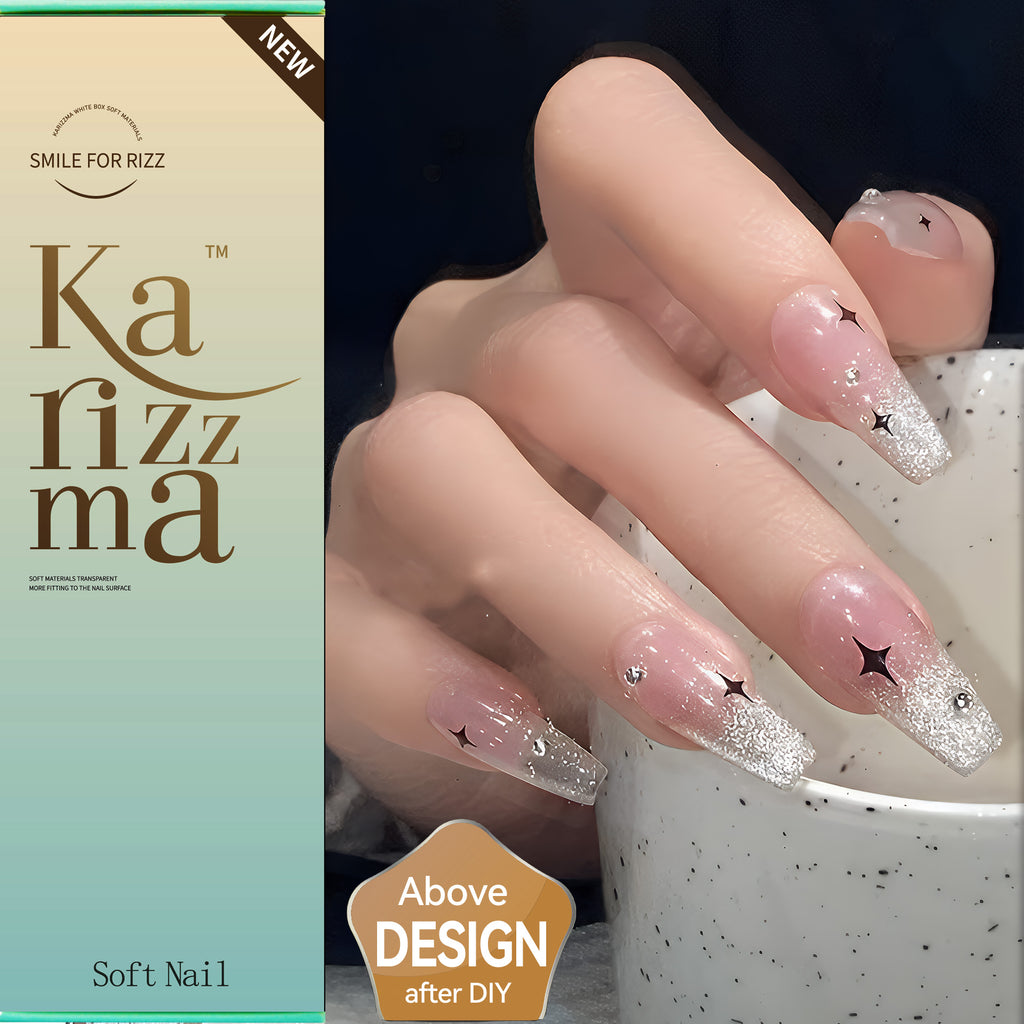 Customizable  Press-On Nails Kit – DIY Nail Art for Every Style! No.34