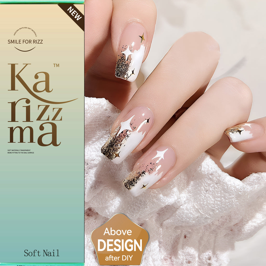 Customizable  Press-On Nails Kit – DIY Nail Art for Every Style! No.33
