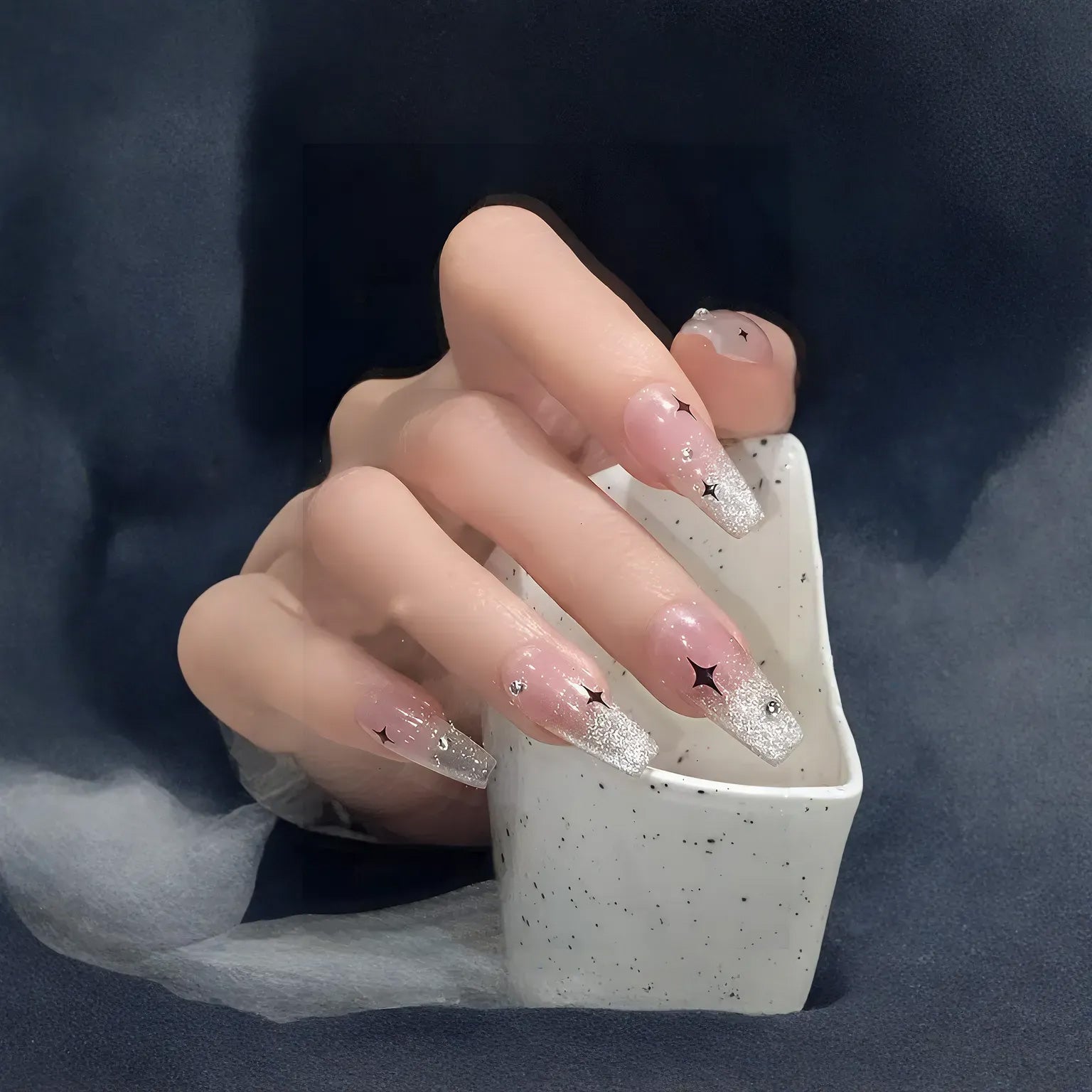 Customizable  Press-On Nails Kit – DIY Nail Art for Every Style! No.34