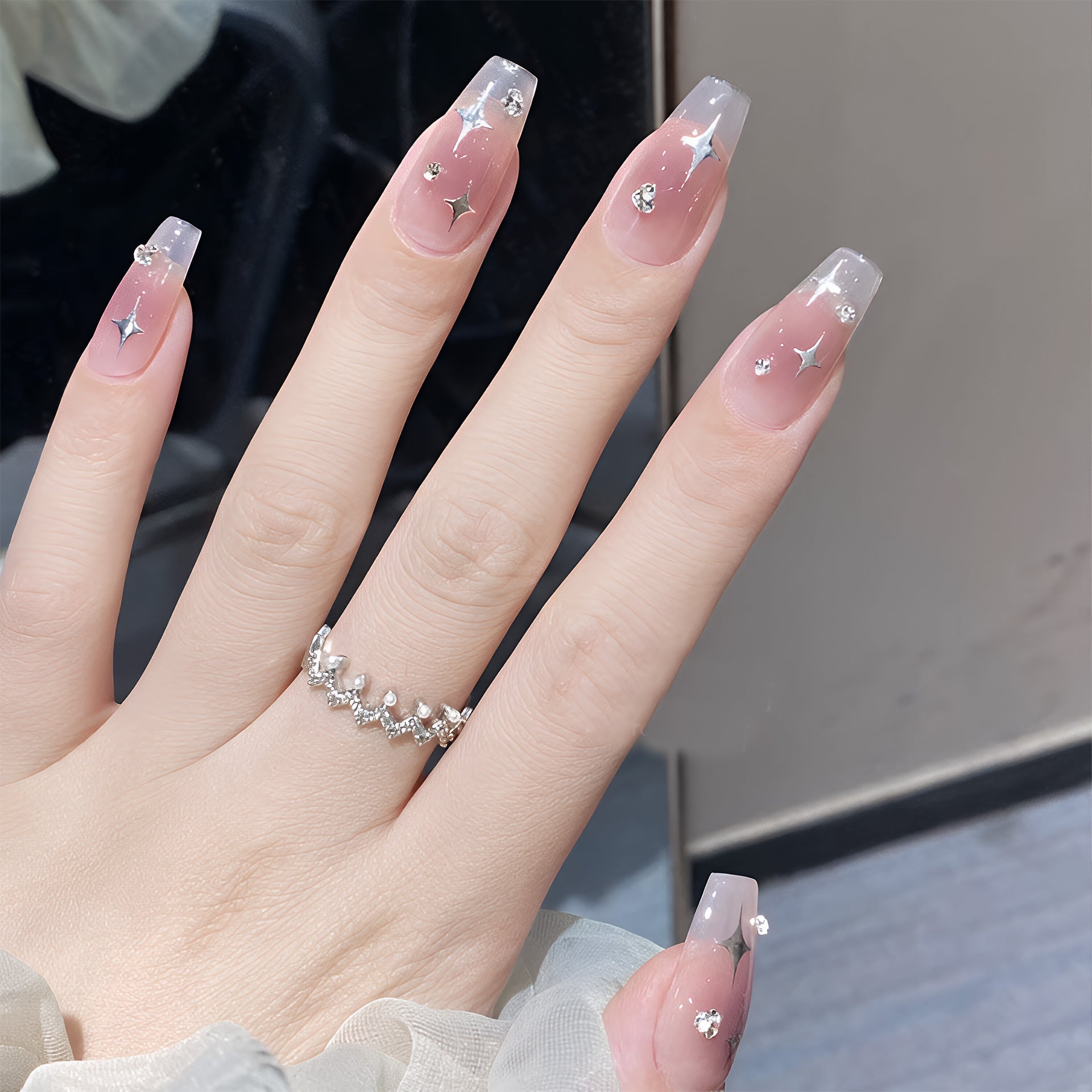 Customizable  Press-On Nails Kit – DIY Nail Art for Every Style! No.32