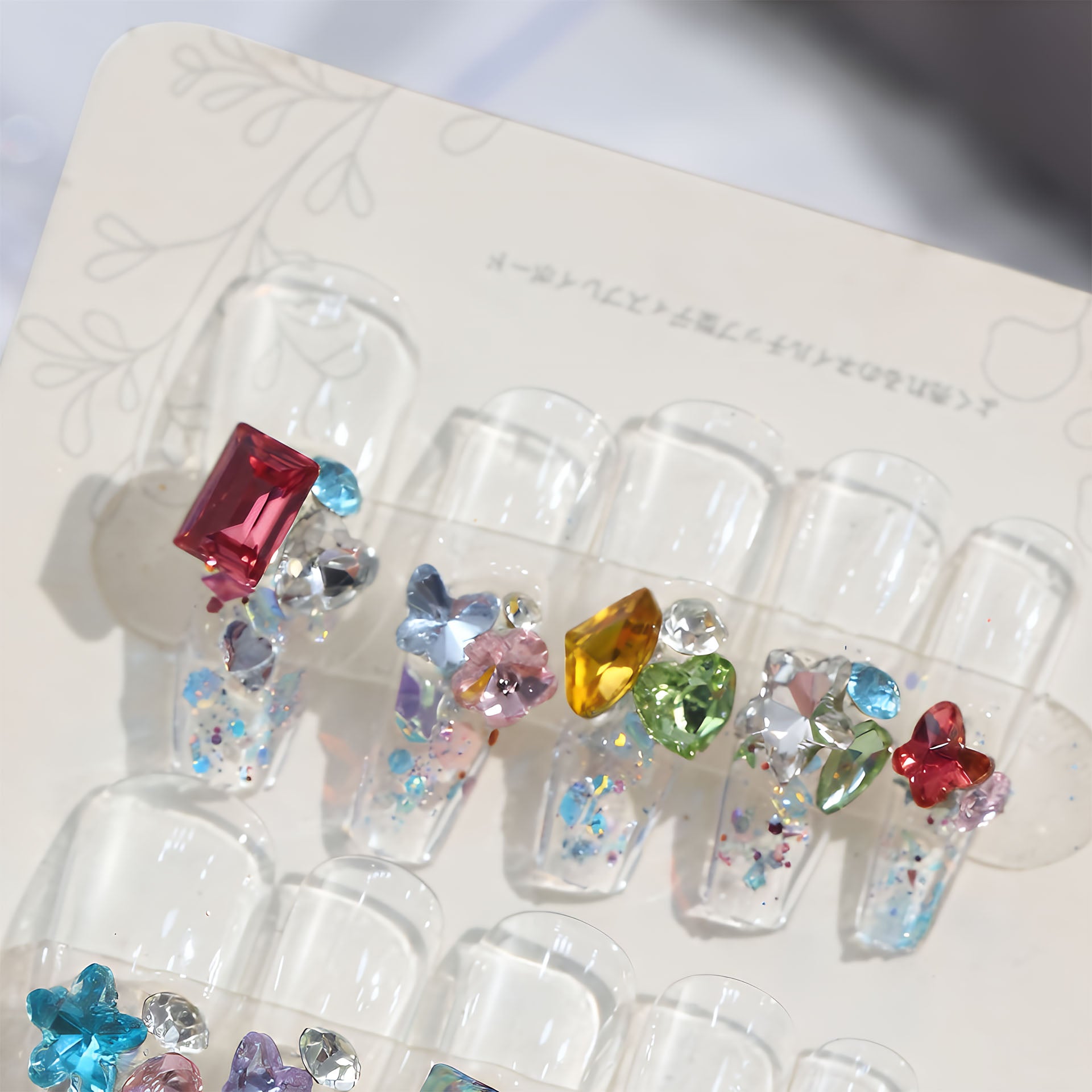Customizable  Press-On Nails Kit – DIY Nail Art for Every Style! No.35