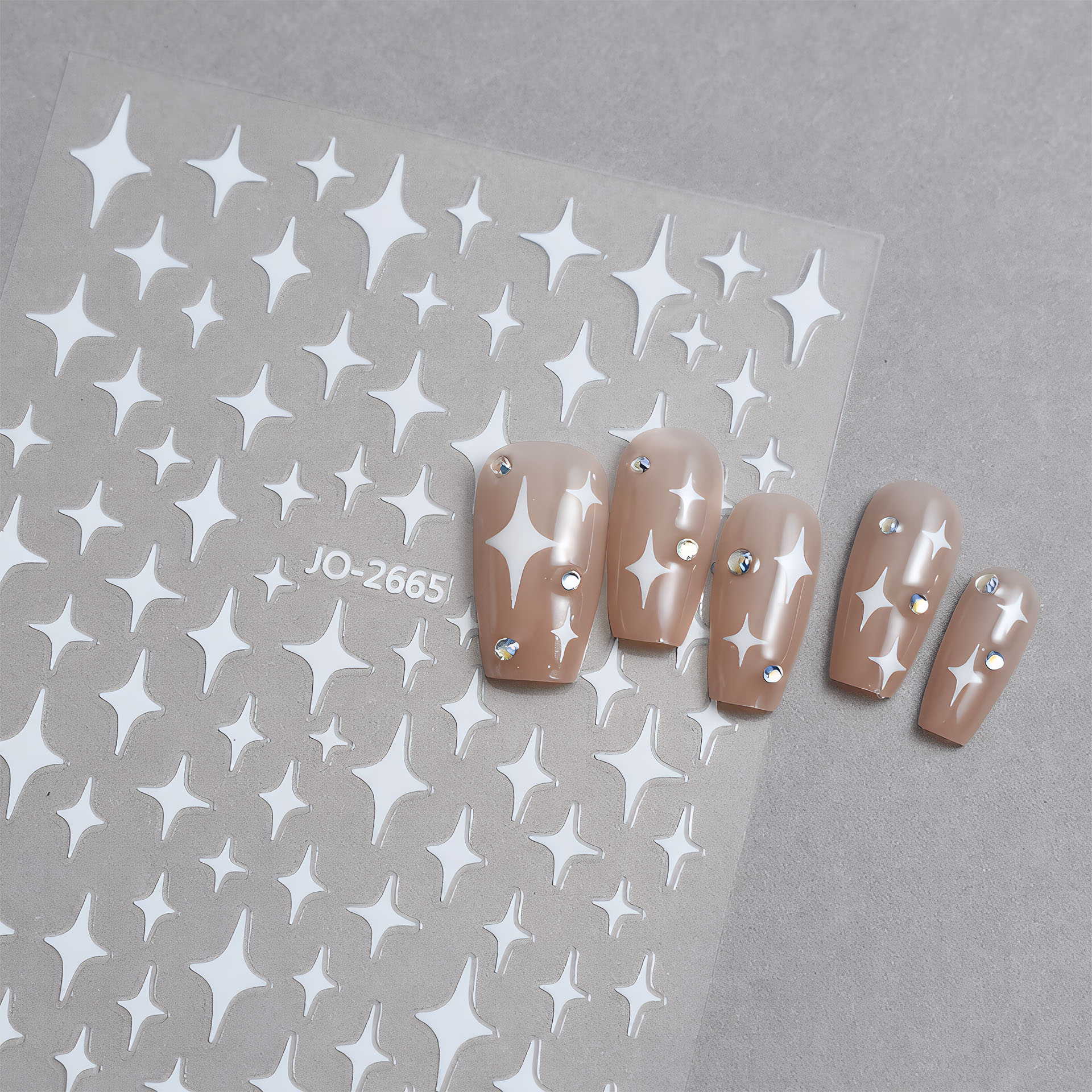 Customizable  Press-On Nails Kit – DIY Nail Art for Every Style! No.33