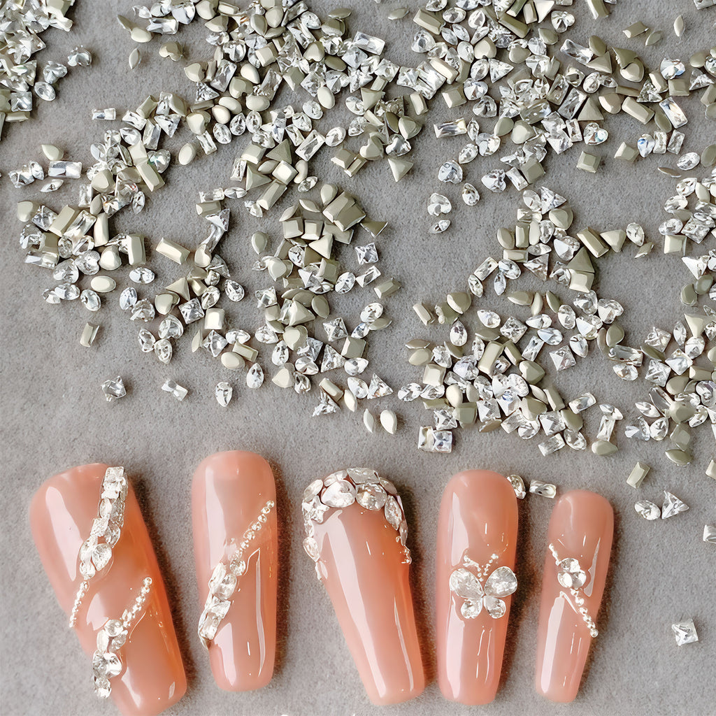 Customizable  Press-On Nails Kit – DIY Nail Art for Every Style! No.37