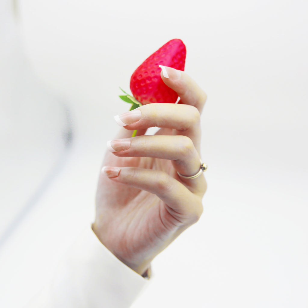 Rose French Nails Soft Short Coffin tip.120 pieces Press On with 192 gels.