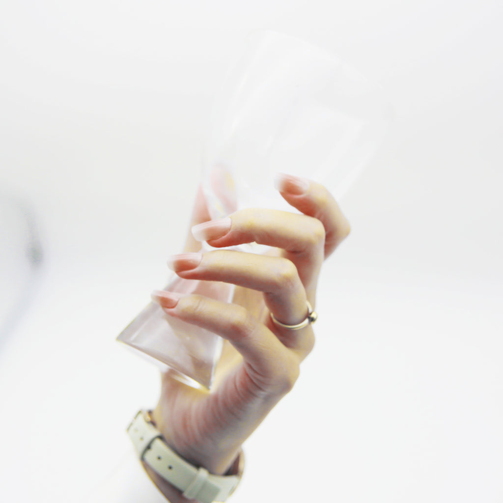 Natural Nude Gradient Medium Coffin tip.120 pieces Press-On with 192 gels.
