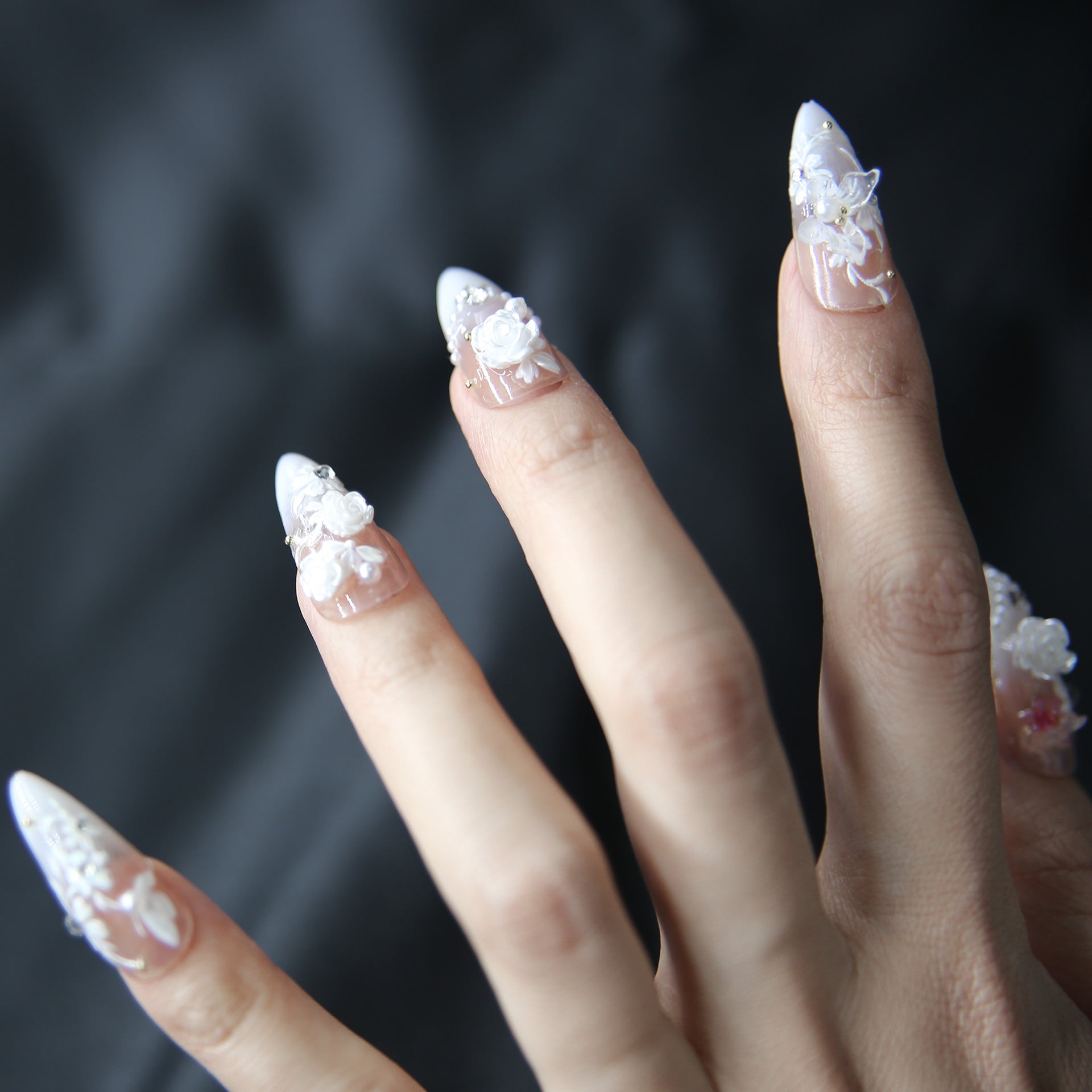 Customizable  Press-On Nails Kit – DIY Nail Art for Every Style! No.31