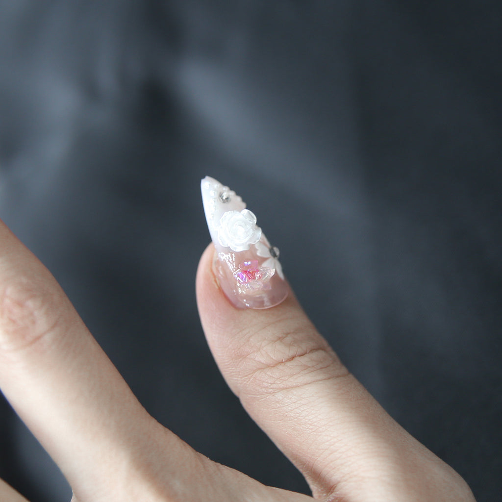 Customizable  Press-On Nails Kit – DIY Nail Art for Every Style! No.31