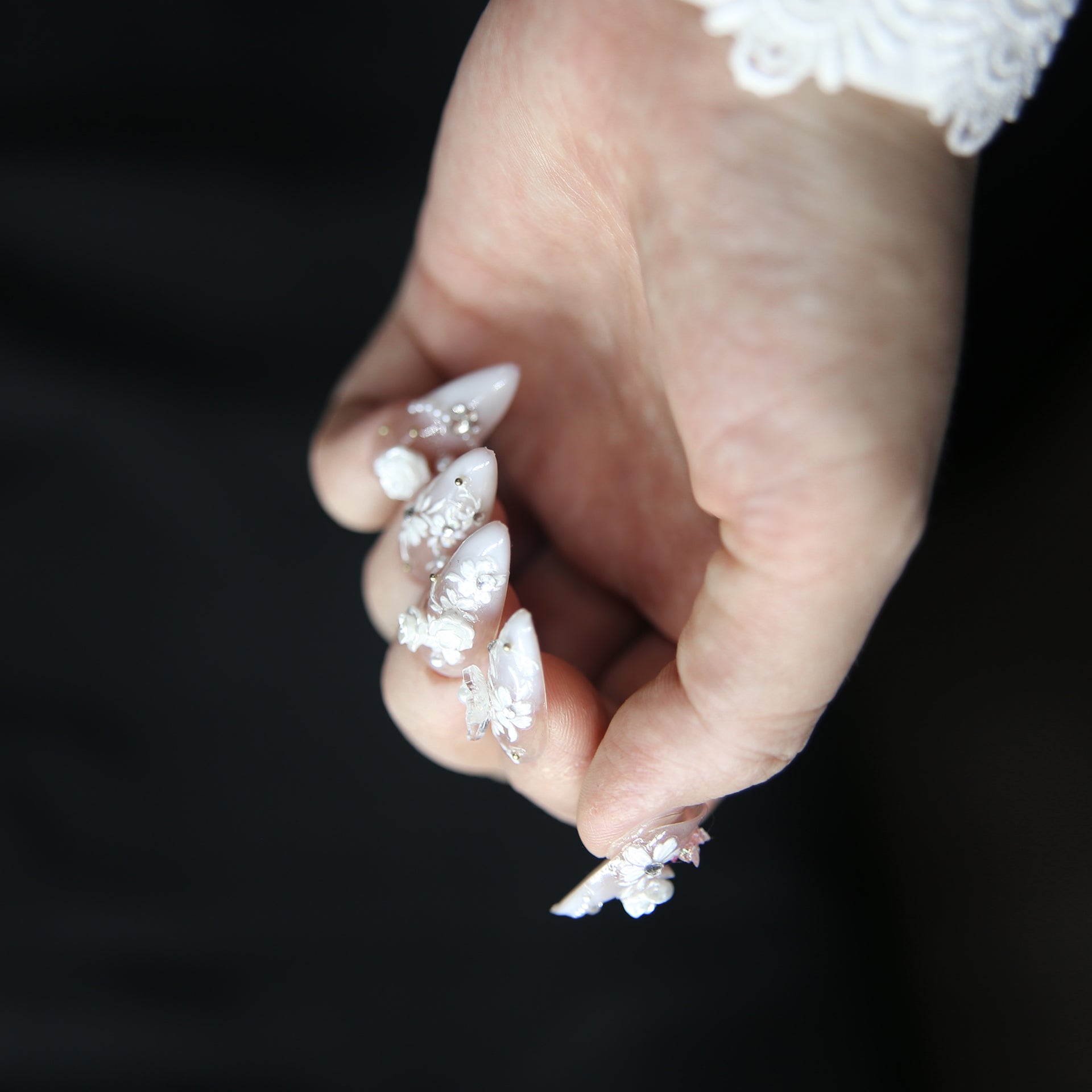 Customizable  Press-On Nails Kit – DIY Nail Art for Every Style! No.32