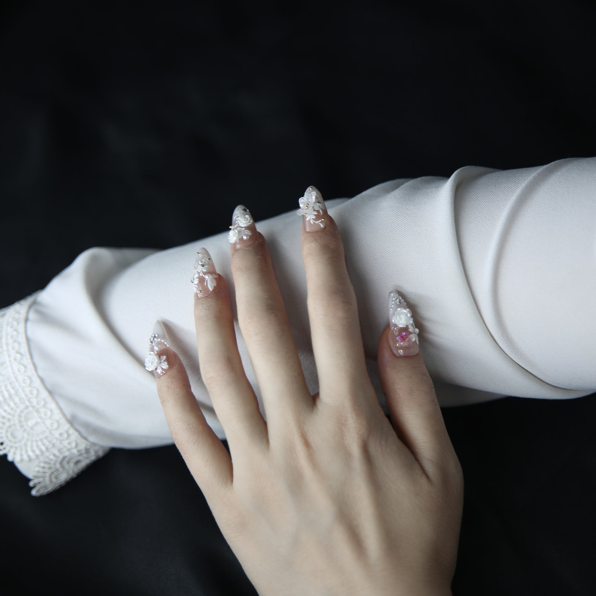 Customizable  Press-On Nails Kit – DIY Nail Art for Every Style! No.32