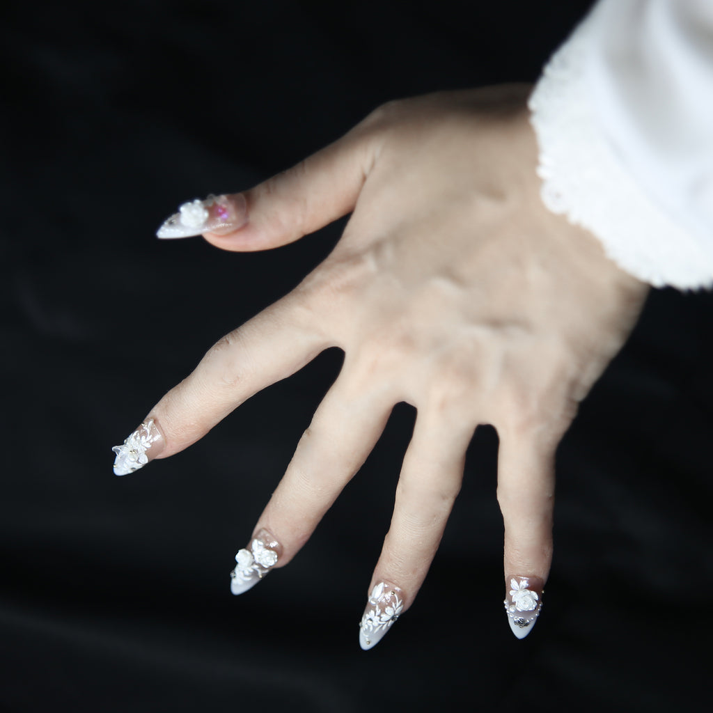 Customizable  Press-On Nails Kit – DIY Nail Art for Every Style! No.32