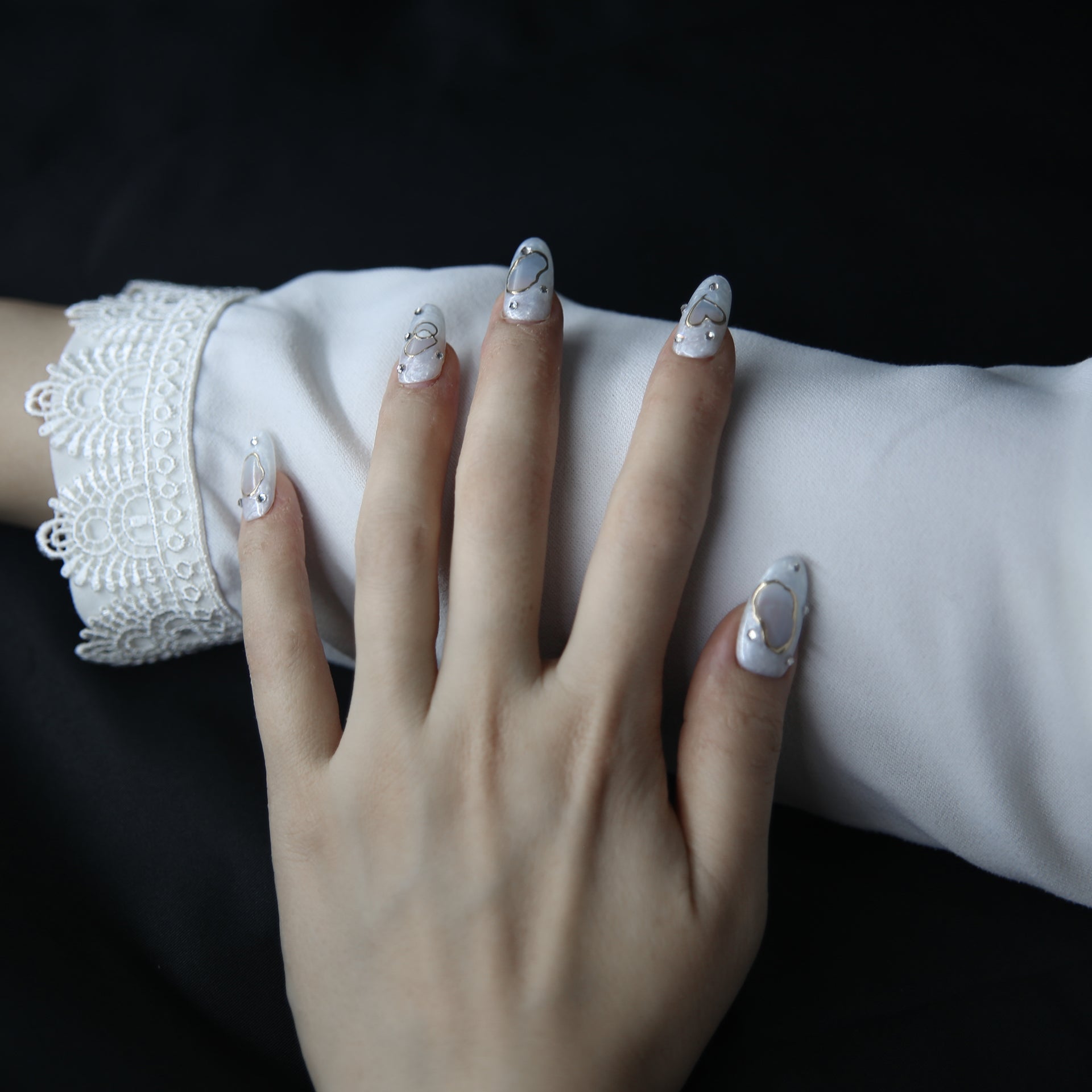 Customizable  Press-On Nails Kit – DIY Nail Art for Every Style! No.33