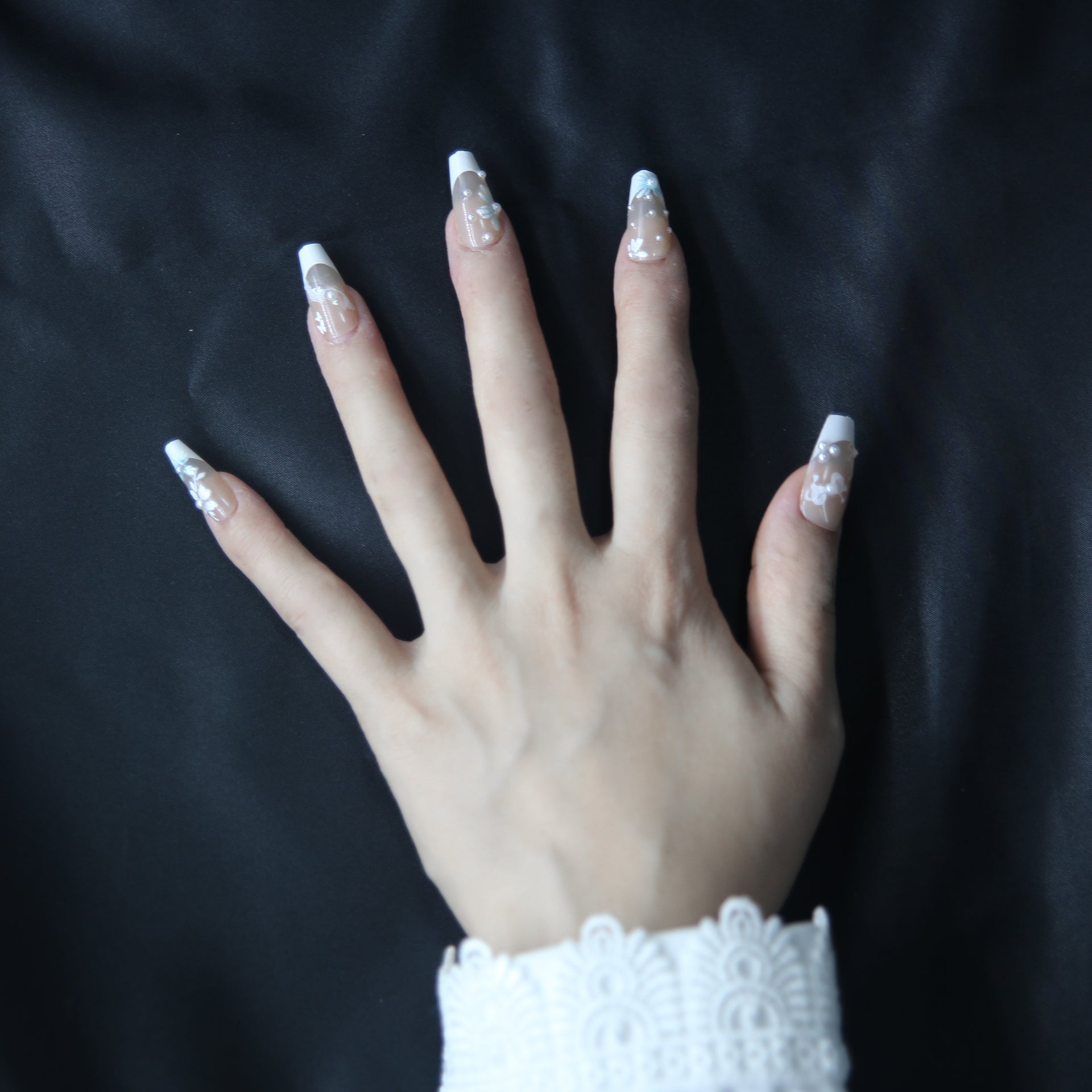 Customizable  Press-On Nails Kit – DIY Nail Art for Every Style! No.35