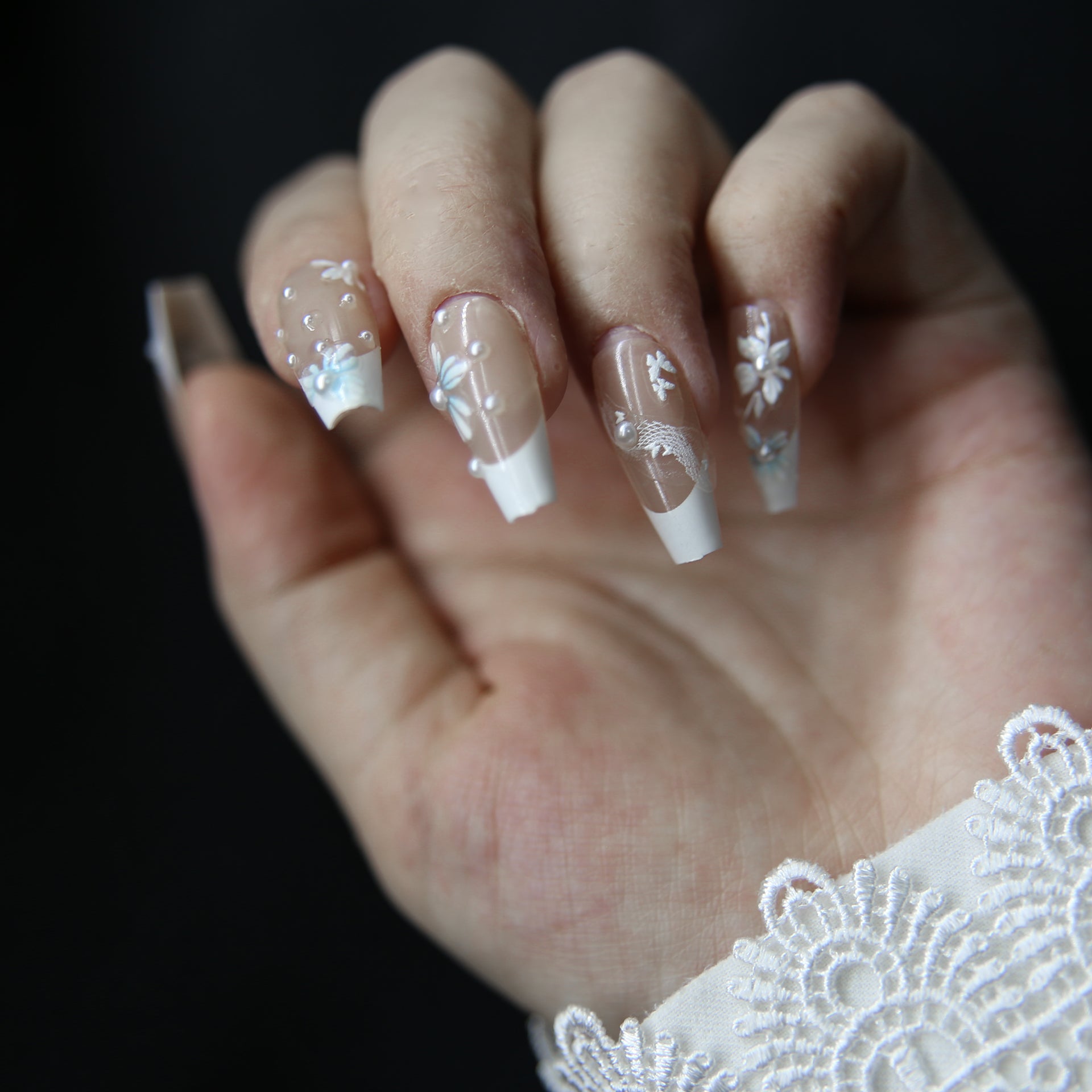 Customizable  Press-On Nails Kit – DIY Nail Art for Every Style! No.35