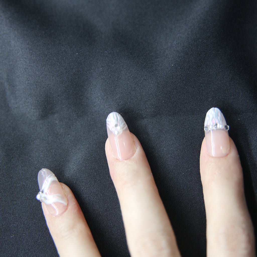 Customizable  Press-On Nails Kit – DIY Nail Art for Every Style! No.36