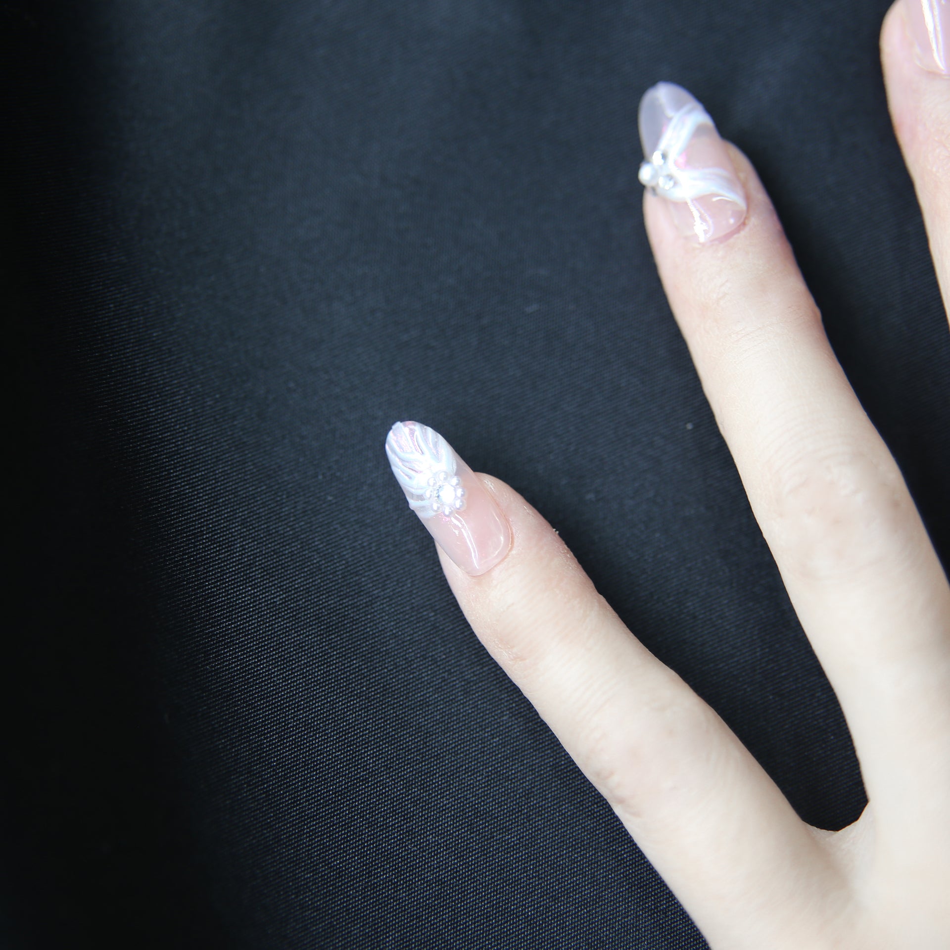 Customizable  Press-On Nails Kit – DIY Nail Art for Every Style! No.36