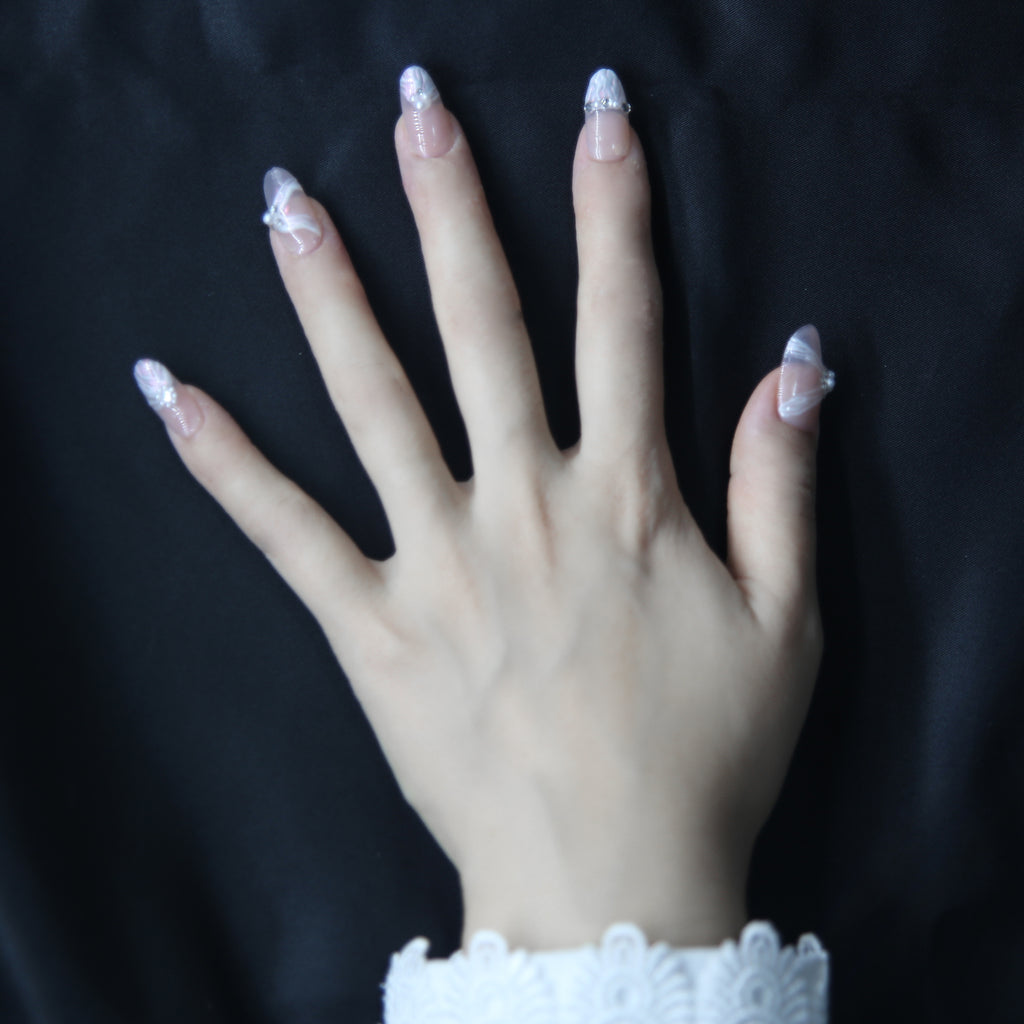Customizable  Press-On Nails Kit – DIY Nail Art for Every Style! No.36
