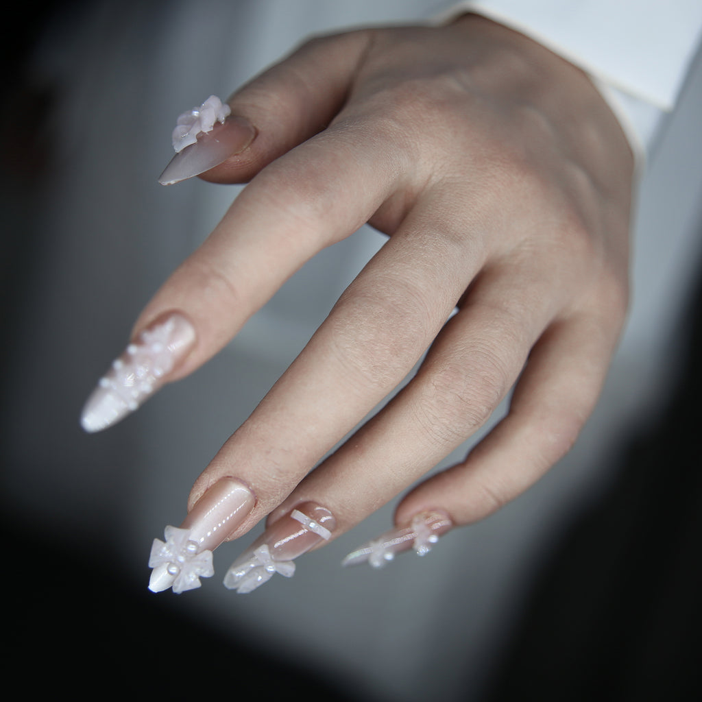 Customizable  Press-On Nails Kit – DIY Nail Art for Every Style! No.37